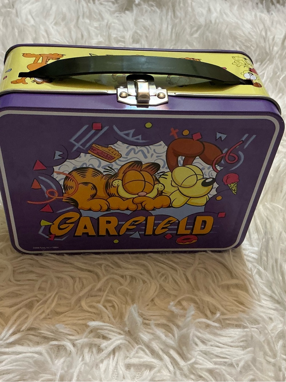 Nickelodeon Garfield and Odie Mini Tin Metal Lunch Box Storage Case